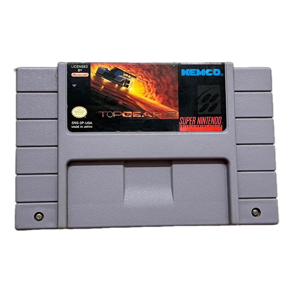 Id 448 Top Gear 2 Original Snes Super Nintendo