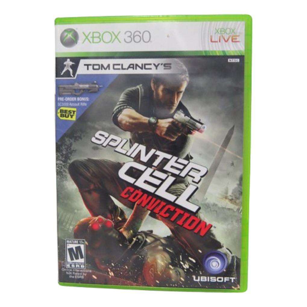 Jogo Splinter Cell Conviction Xbox 360 Original Midia Fisica