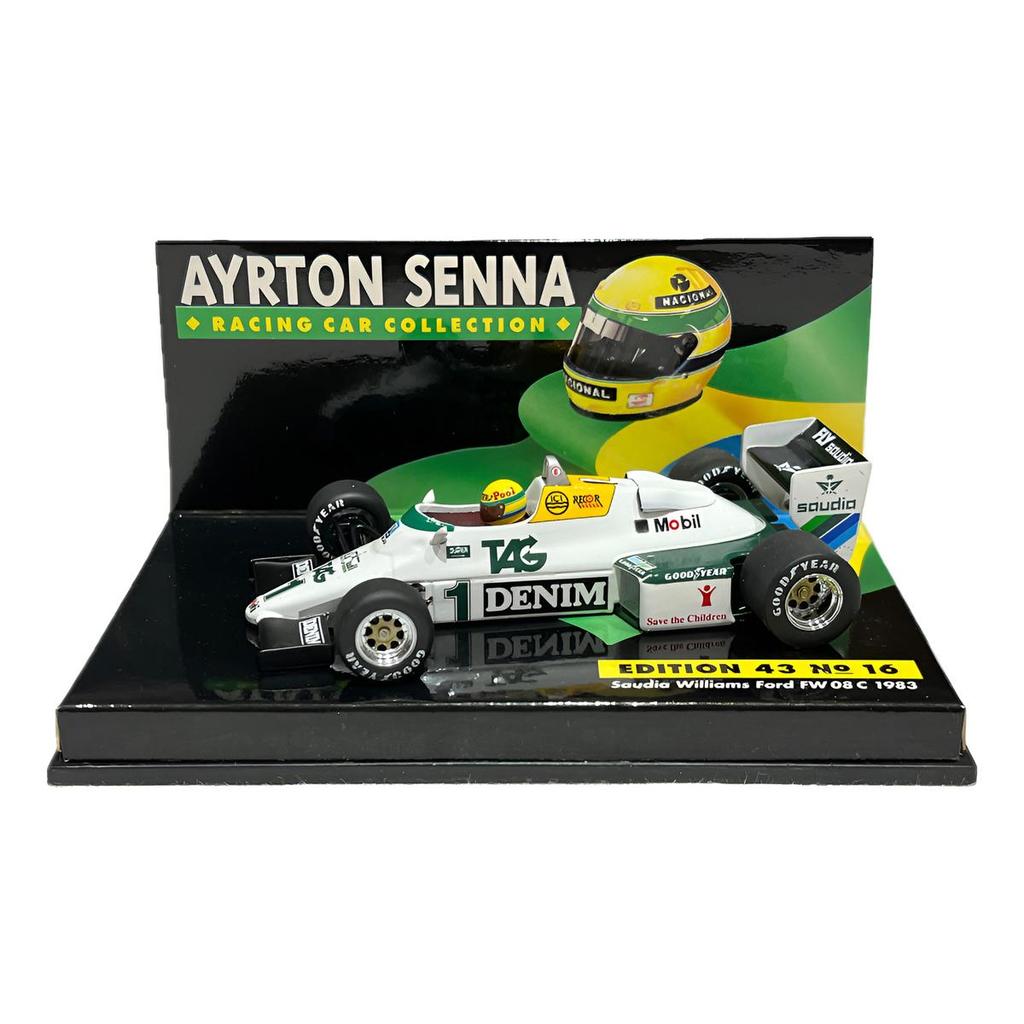 143 Minichamps Saudia Williams Fw08 Senna Collection Lang