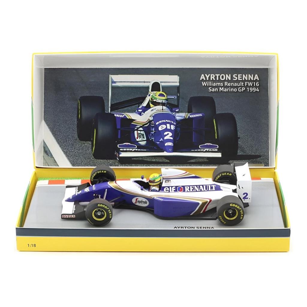 118 Minichamps Williams Renault Fw16 Senna San Marino Gp 94