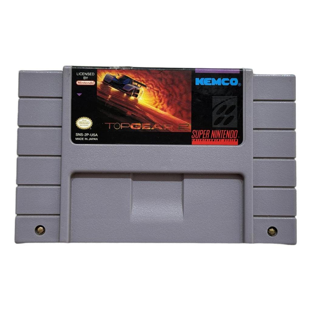 Id 708 Top Gear 2 Original Snes Super Nintendo