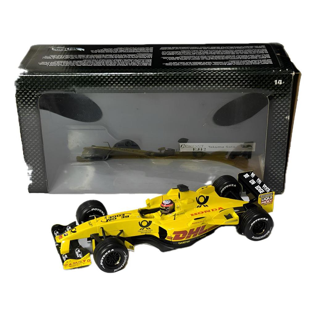 118 Hotwheels Jordan Ej12 Sato Miniatura Ñ Senna F1