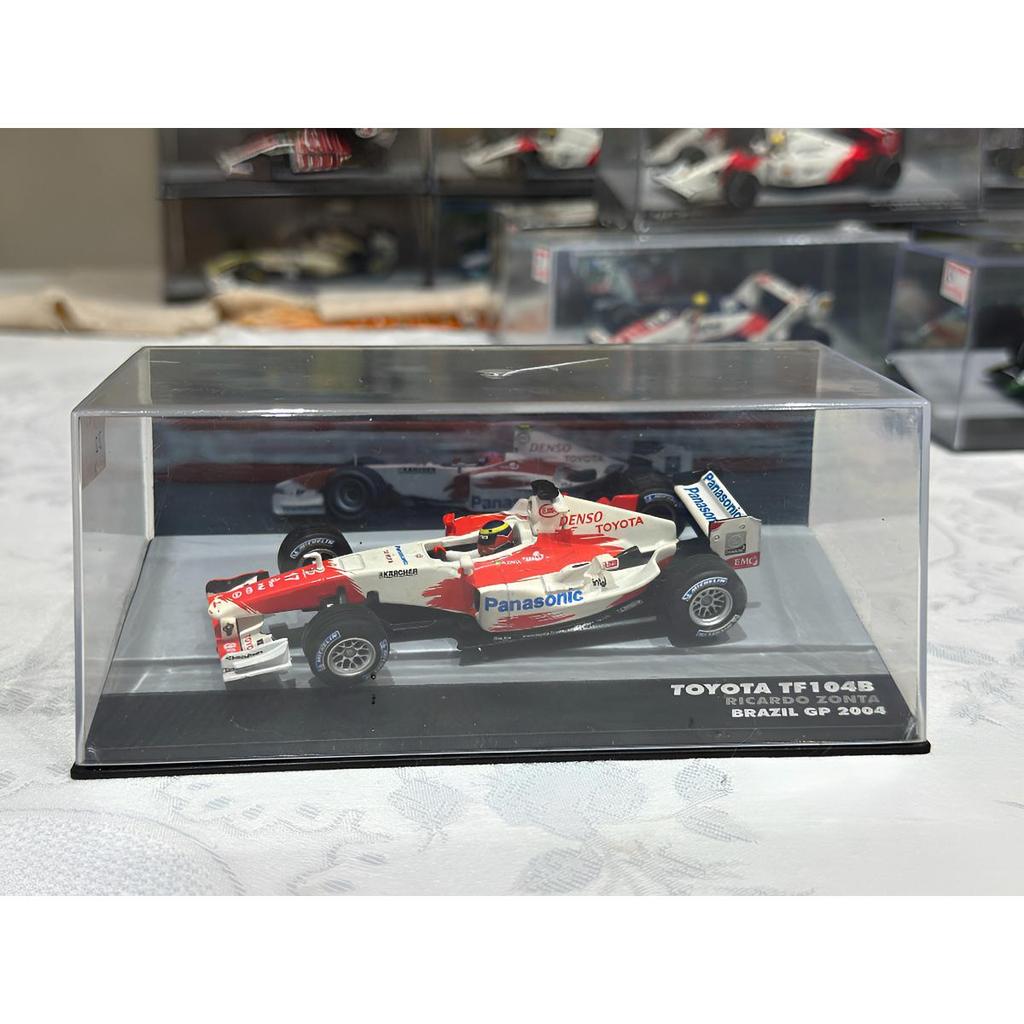1:43 Toyota Tf104 Zonta Senna Lendas Brasileiras Miniatura