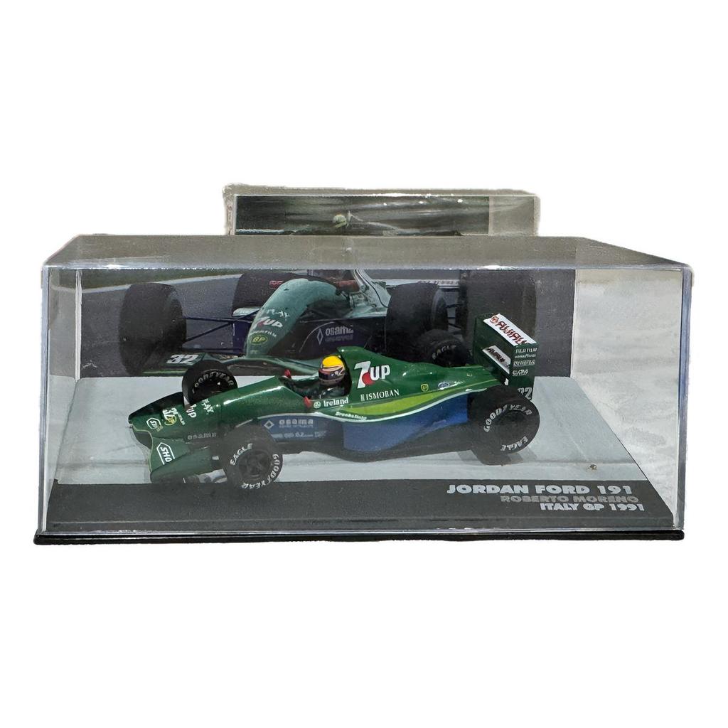 1:43 Miniatura Jordan 191 Moreno Ñ Senna Lendas Brasileiras