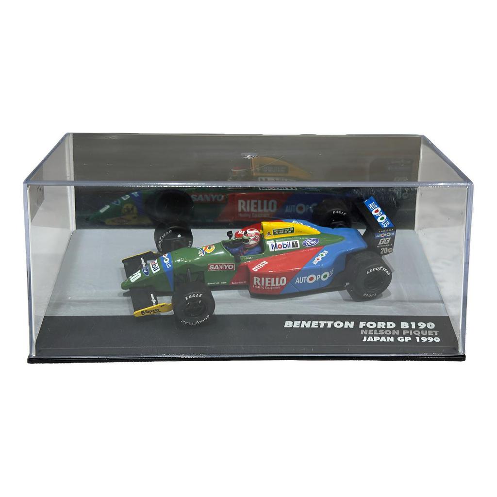1:43 Benetton B190 Piquet Senna Lendas Brasileiras Miniatura