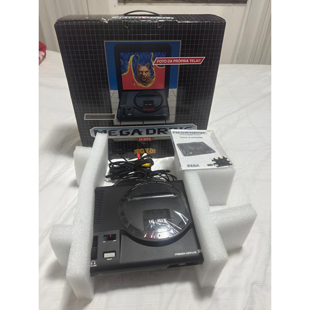 Tectoy Sega Mega Drive Mega Drive 2017 Como Novo No Plastico Sonic Alex Kid Golden Axe  Altered Beast