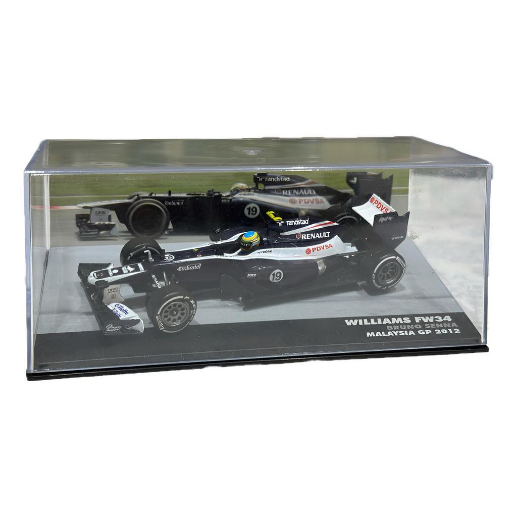 1:43 Miniatura Williams Fw34 Bruno Senna Lendas Brasileiras