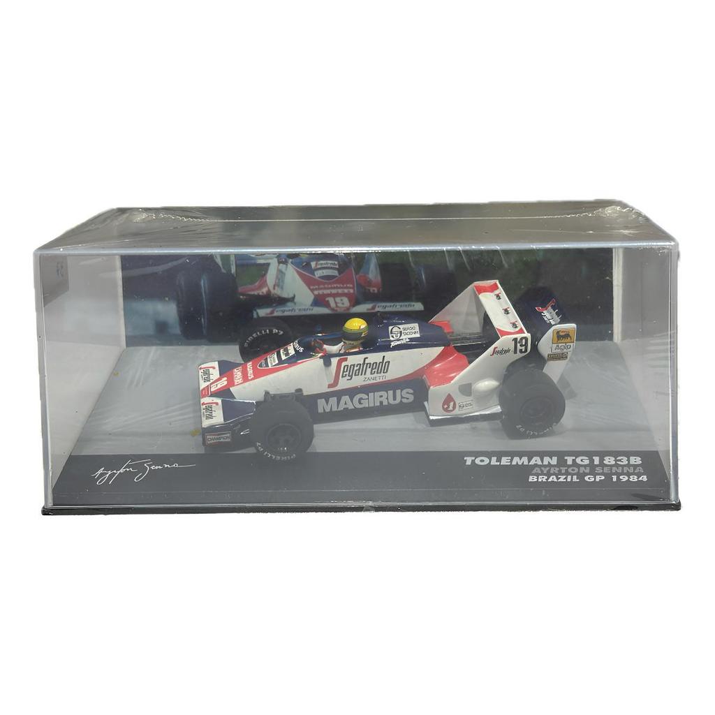 1:43 Miniatura Toleman Tg183b  Senna Lendas Brasileiras