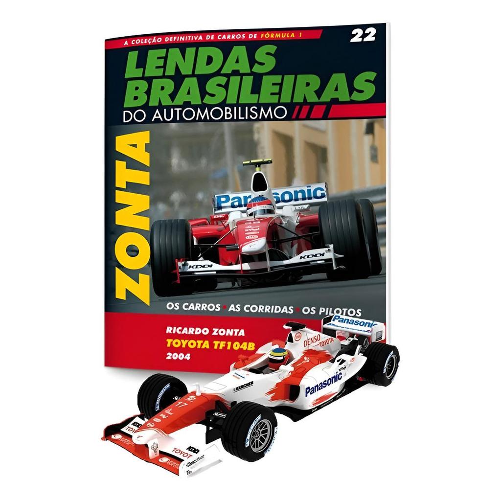 1:43 Toyota Tf104 Zonta Miniatura Ñ Senna Lendas Brasileiras