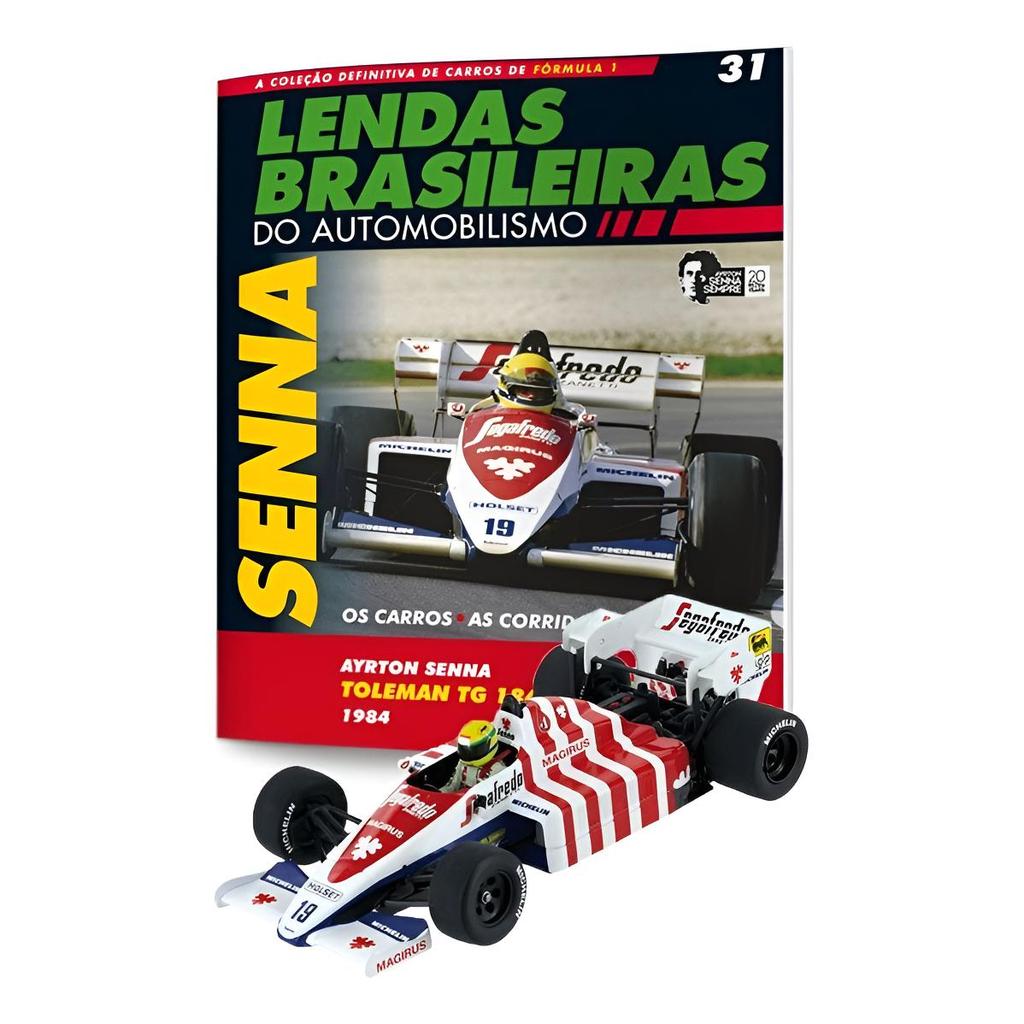 1:43 Toleman Tg184 Portugal Miniatura Senna Lendas Brasil