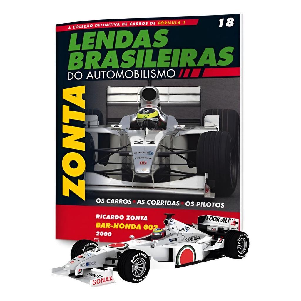 1:43 Lendas Br. Miniatura Bar 002 Zonta  Ñ E Senna F1