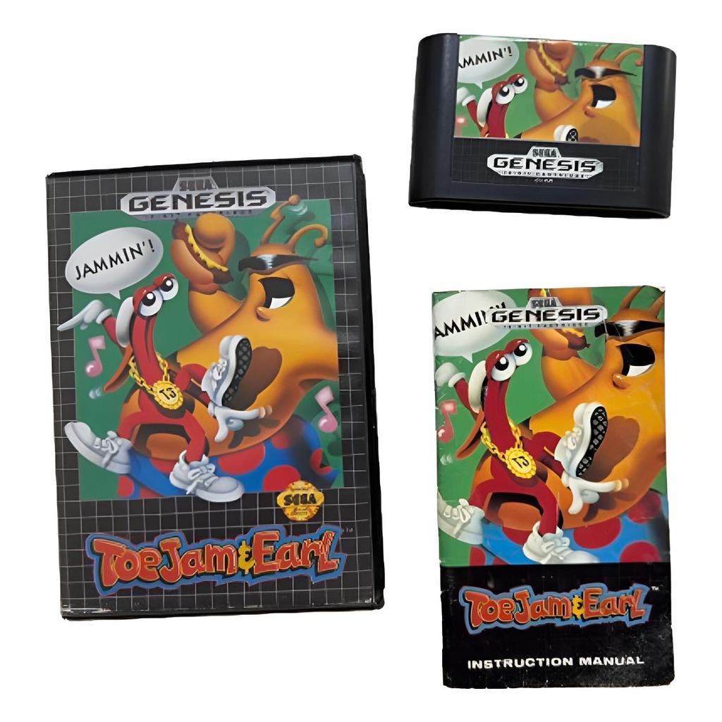 Id 45 Toejam And Early Cib Original Mega Drive Genesis
