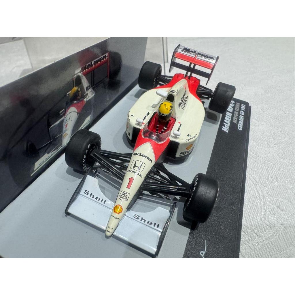 1:43 Mclaren Senna Mp46 1991  Lendas Brasileiras Miniatura