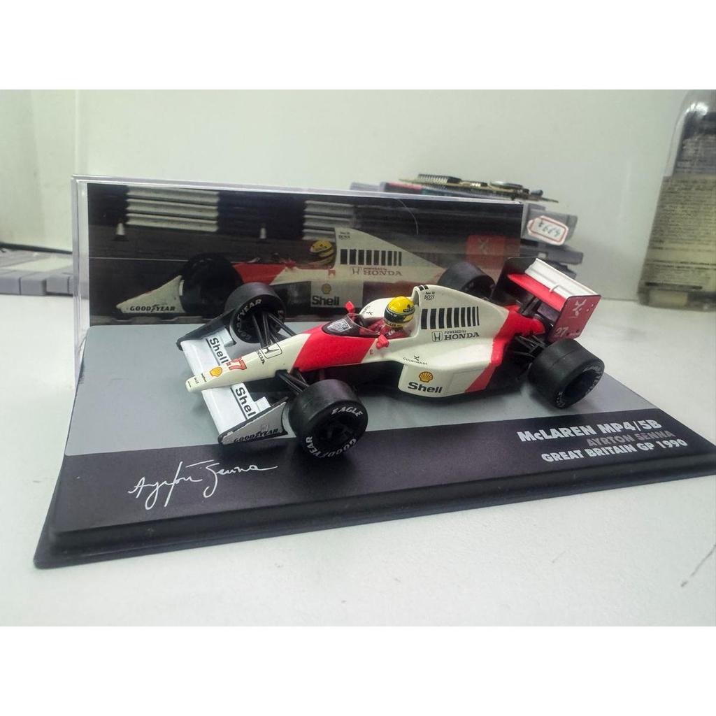1:43 Mclaren Mp46 1991 Senna Lendas Brasileiras Miniatura