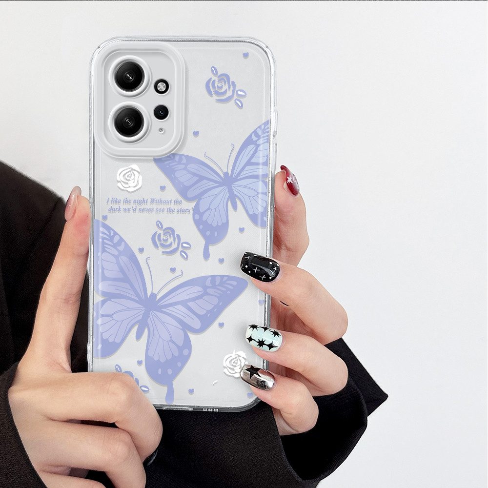 Capa Para Xiaomi Redmi Note 12 4G Capinha De Silicone Celular Macio Transparente Soft Case 0303 TSY