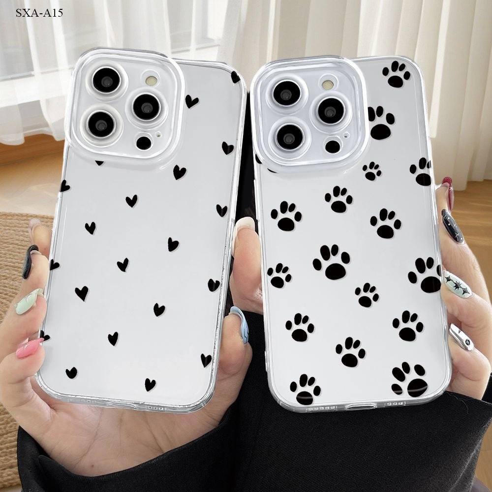Capa Para Samsung Galaxy A17 A16 A15 A14 A13 A12 4G 5G Transparente Silicone Case 0252 TSY