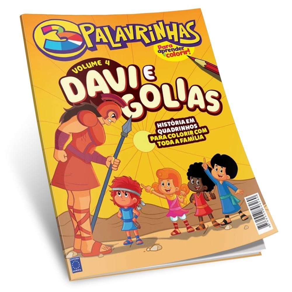 3 Palavrinhas - Volume 4: Davi e Golias