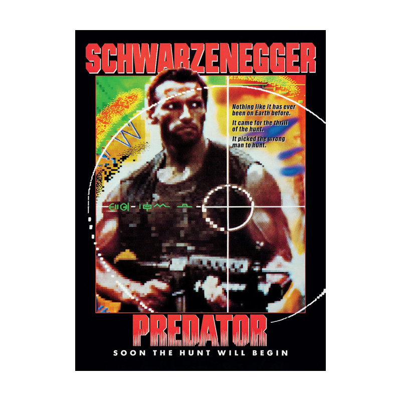 Bookzine Pôster Gigante - Schwarzenegger Predator - 50cm x 70cm