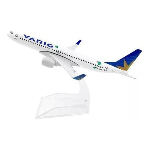 Avião Varig Para Colecionar Boeing Airbus Miniatura Metal