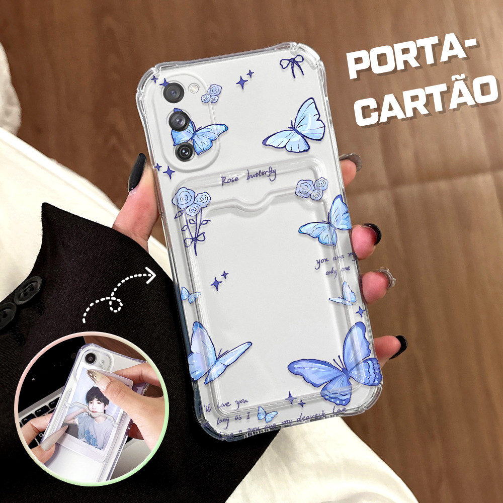 Capinha Porta Cartão Anti Impacto Luxo Para Samsung Galaxy S20 FE 5G Capa De Celular Capa KB6109 em Oferta na Shopee