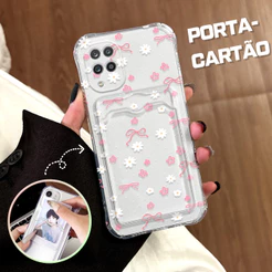 Capinha Porta Cartão Anti Impacto Luxo Para Samsung Galaxy A12 M12 5G Capa De Celular Capa KB6123
