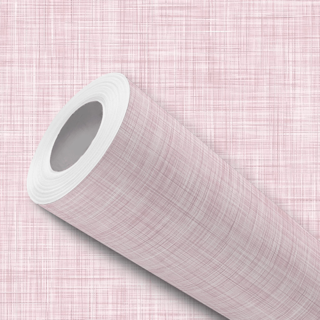 Papel de Parede Efeito Linho Rosa Claro Adesivo Fácil Aplicação em Oferta na Shopee