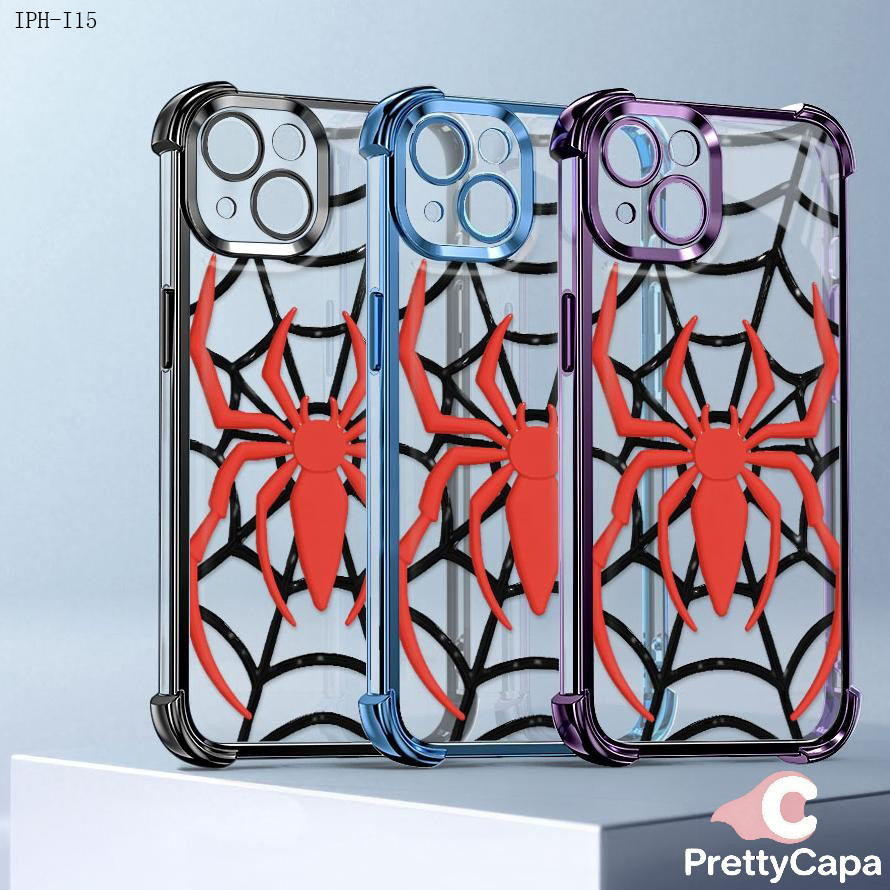 Capa Anti Impacto Transparente Luxo Para iPhone 17 17E 16 16E 15 14 13 12 11 XR 7 8 SE Pro Max Plus Soft Capas 0840FS