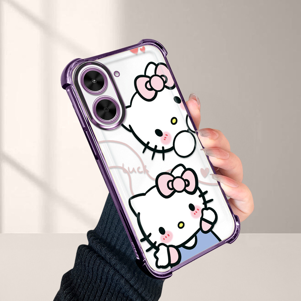 Capinha Para Xiaomi Poco C71 Capa De Celular Case Transparente Silicone À Prova De Choque 0424 FS