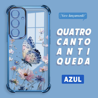 Capinha Para Samsung Galaxy S24 FE 5G Capa De Celular Case Transparente Silicone À Prova De Choque 0766 FS em Oferta na Shopee
