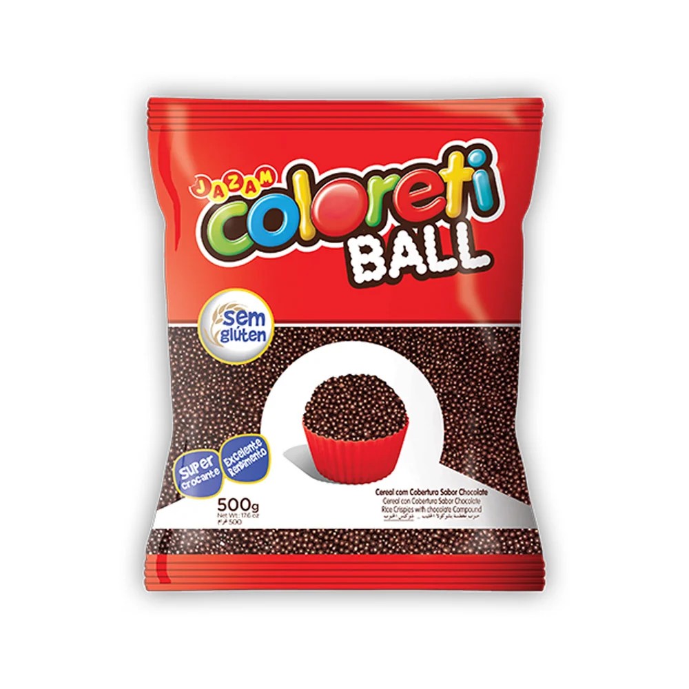 GRANULADO BALL AO LEITE COLORETI 500G