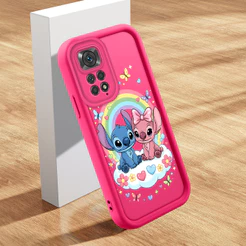 Capinha De Macia Silicone Capa Para Xiaomi Redmi Note 11 11S Capas Fofo Rosa Case Capinhas TY 2294