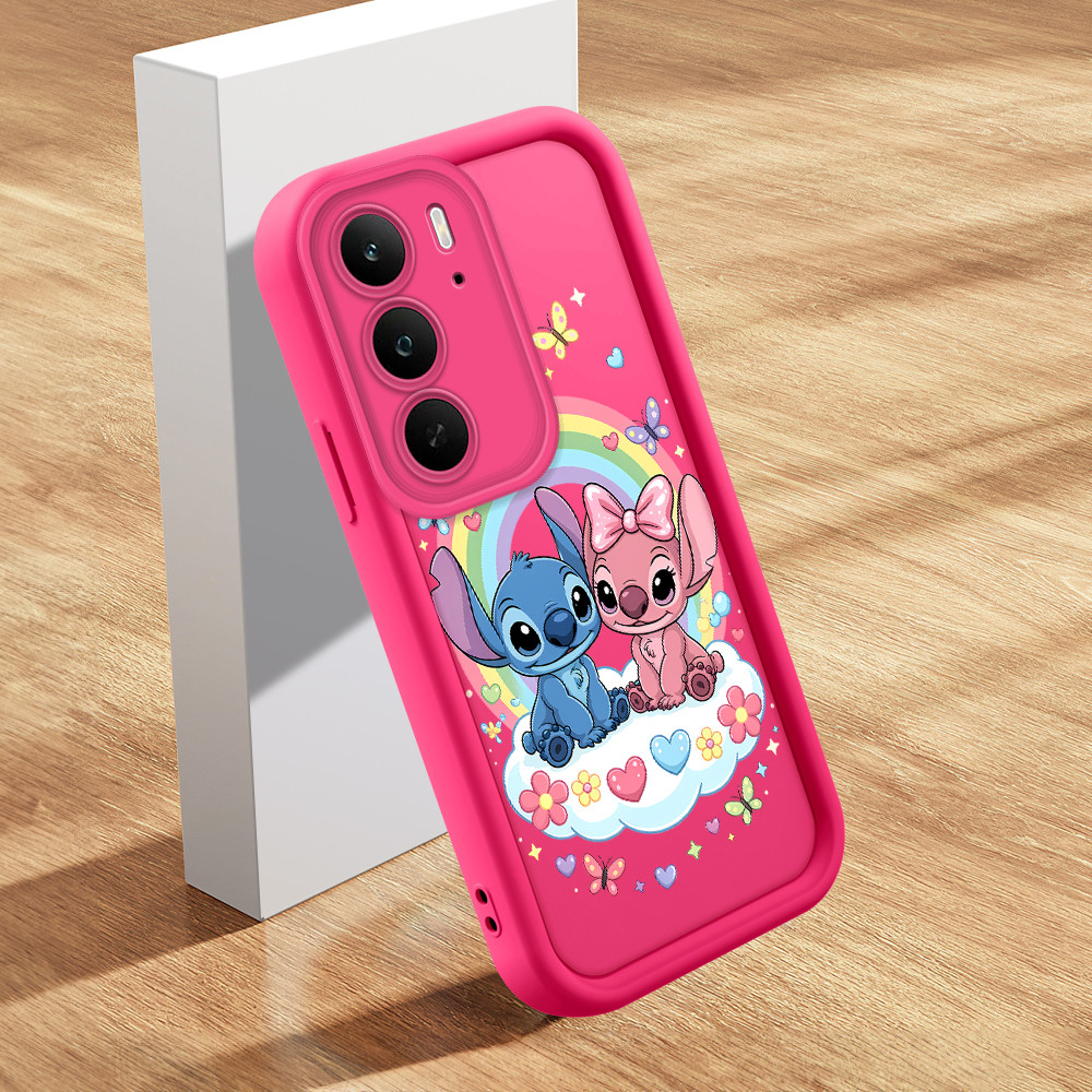 Capinha De Macia Silicone Capa Para Realme C75 C75X 4G Capas Fofo Rosa Case Capinhas TY 2294 em Oferta na Shopee