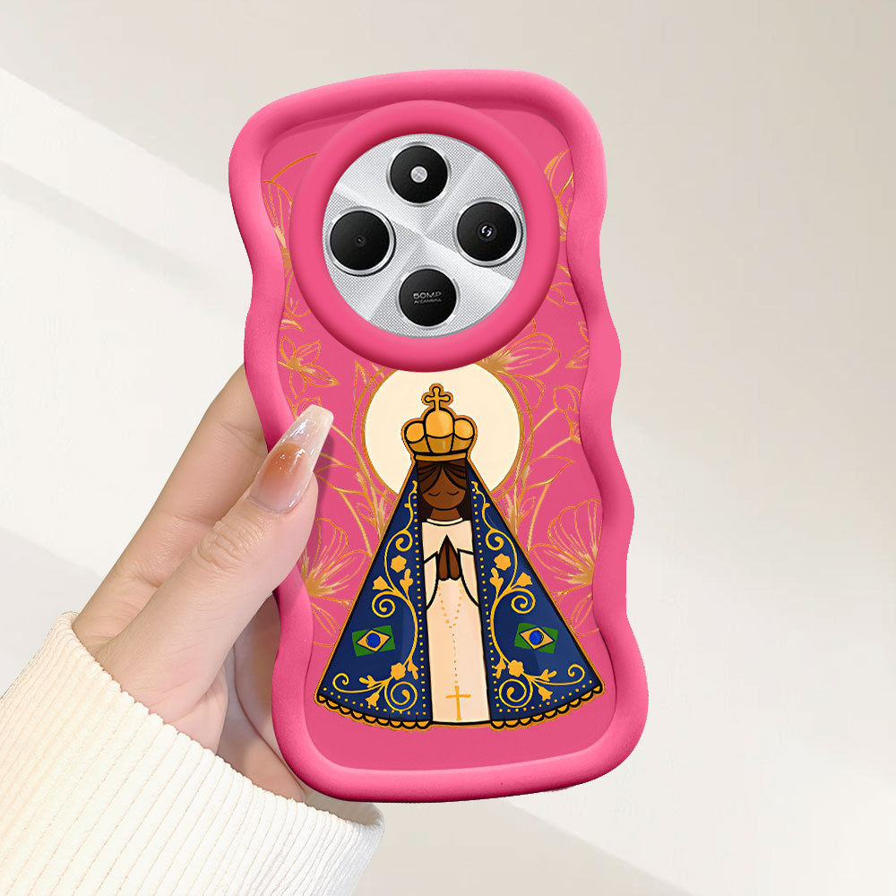 Capinha Capa Para Xiaomi Redmi 14C A4 A3 Pro 4G 5G Case Decorada Kawaii Criativa