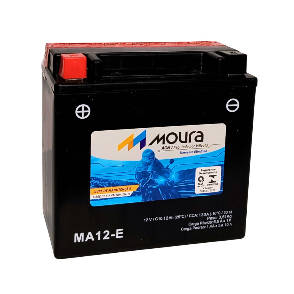 Bateria Moto Bmw Gs800 F 850 Gs 1200 Gs1250 R Adventure Moura Ma12-e