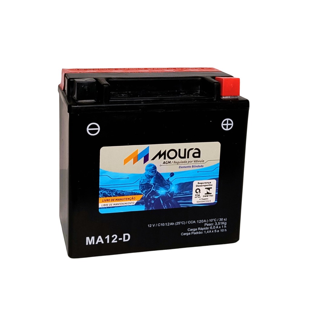 Bateria Moura Eq. Ytx14l-bshd Route P/ APRILIA Pegaso 650CC 92/96