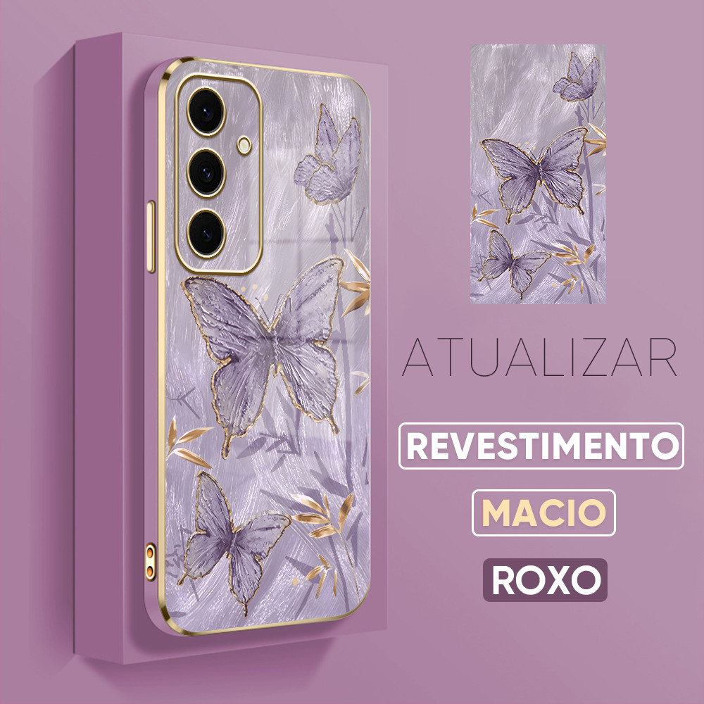 Capinha Para Samsung Galaxy S24 FE 5G Capa Macia Celular De 1657 DD em Oferta na Shopee