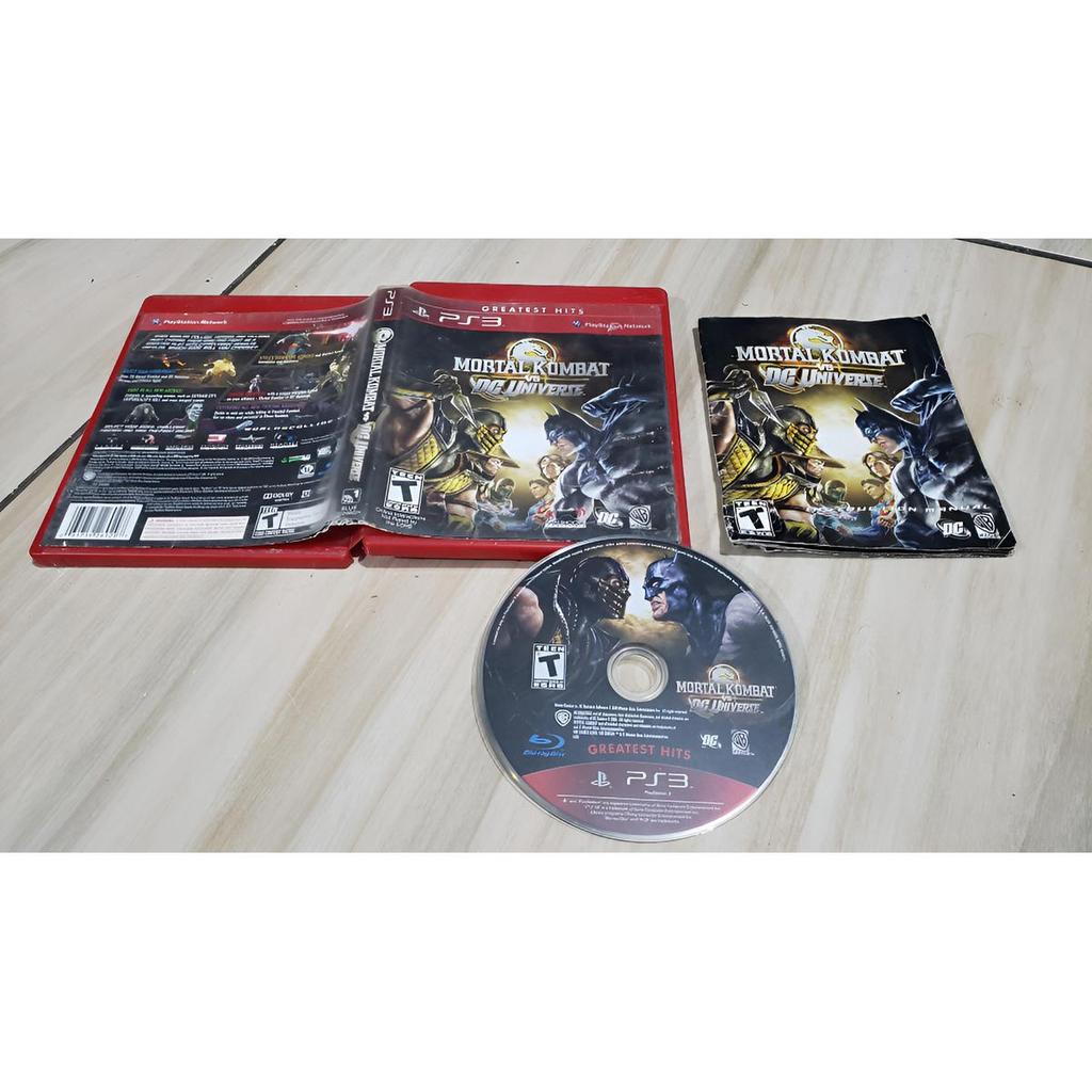 Mortal Kombat Vs Dc Universe Playstation 3 Mídia Física. L99