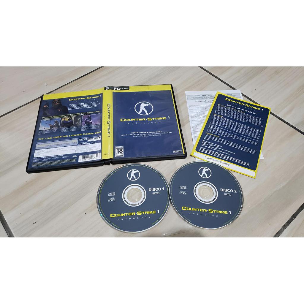 Counter Strike 1 Anthology - Duplo - Original Pra Pc. J88