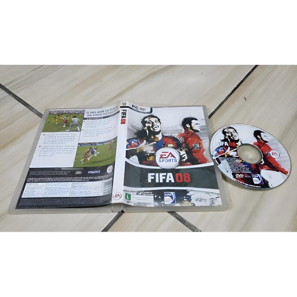 Fifa 08 Original Para O Pc. Tudo Ok!!!  L099