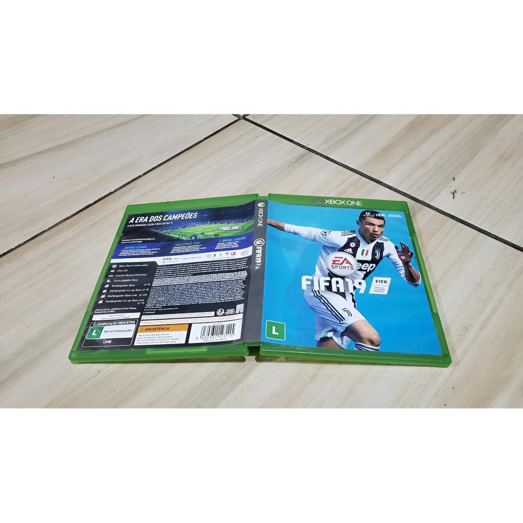 Jogo Fifa 19 Do Xbox One Só A Caixa Sem O Jogo!!!!   J89