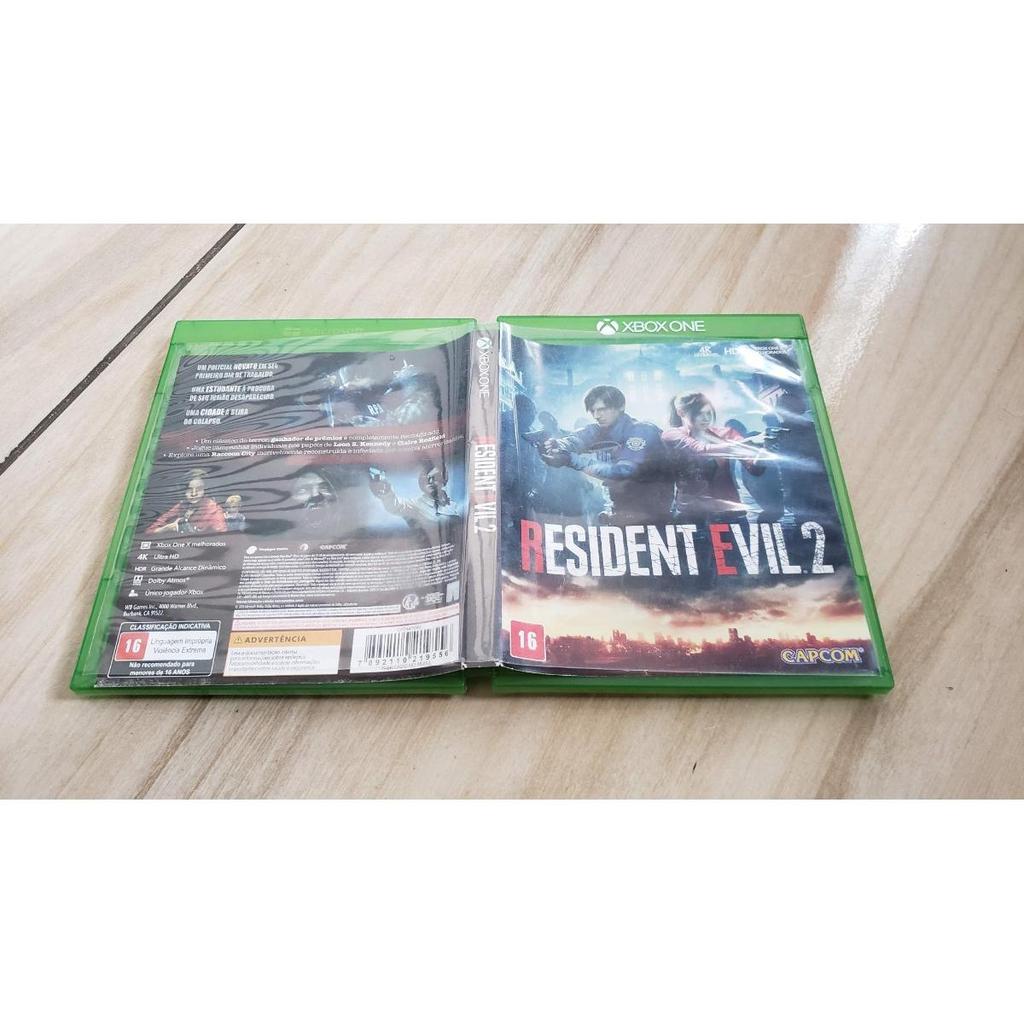 Resident Evil 2 Do Xbox One Só A Caixa Sem O Jogo!