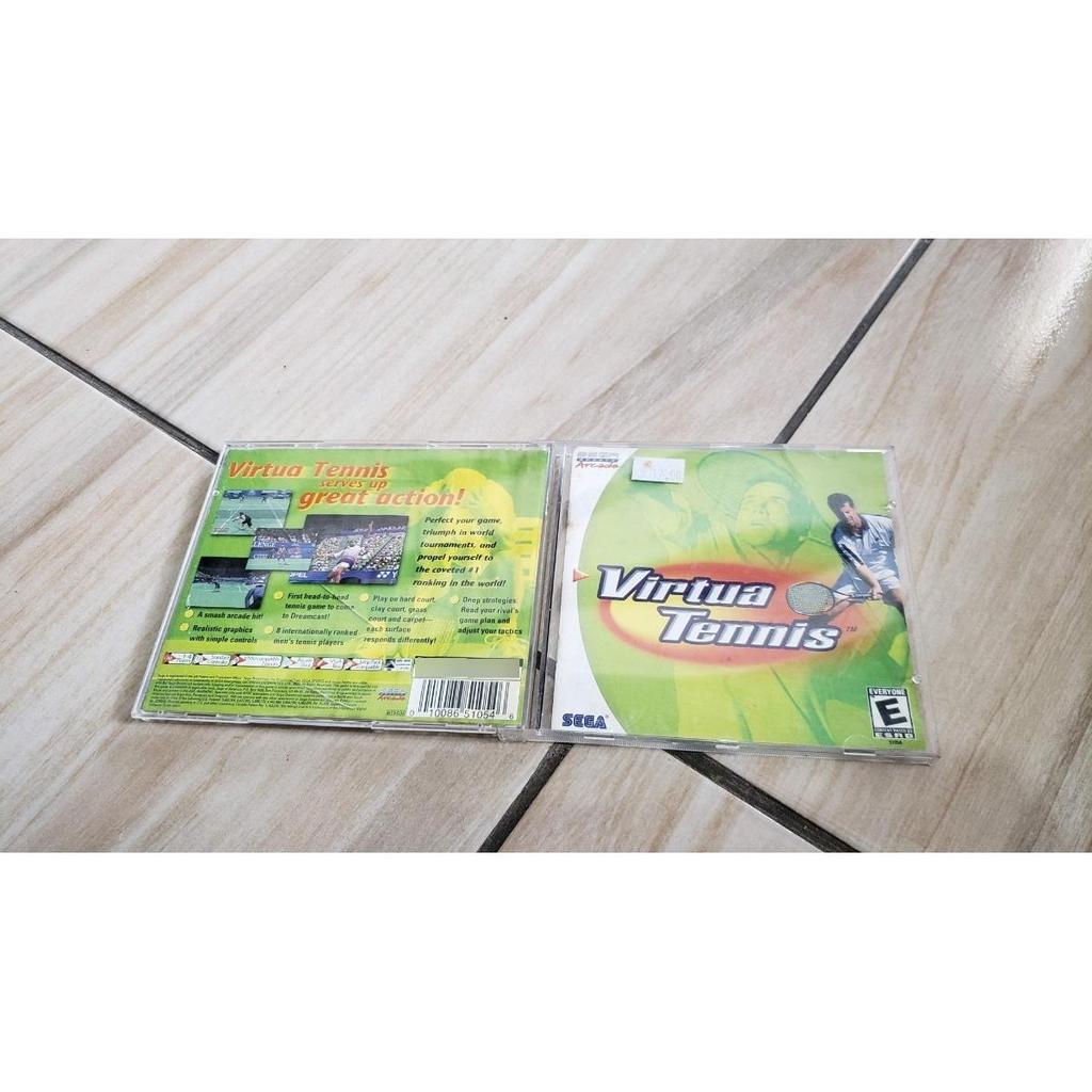Virtua Tennis Do Dreamcast  So Caixa + Manual. Sem O Jogo!