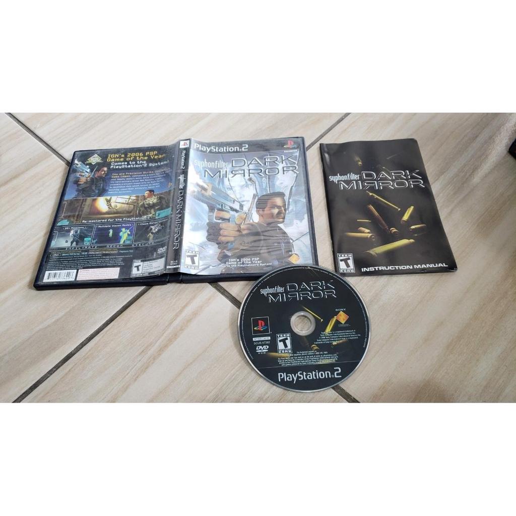 Syphon Filter: Dark Mirror Do Playstation 2 Mídia Física. H2