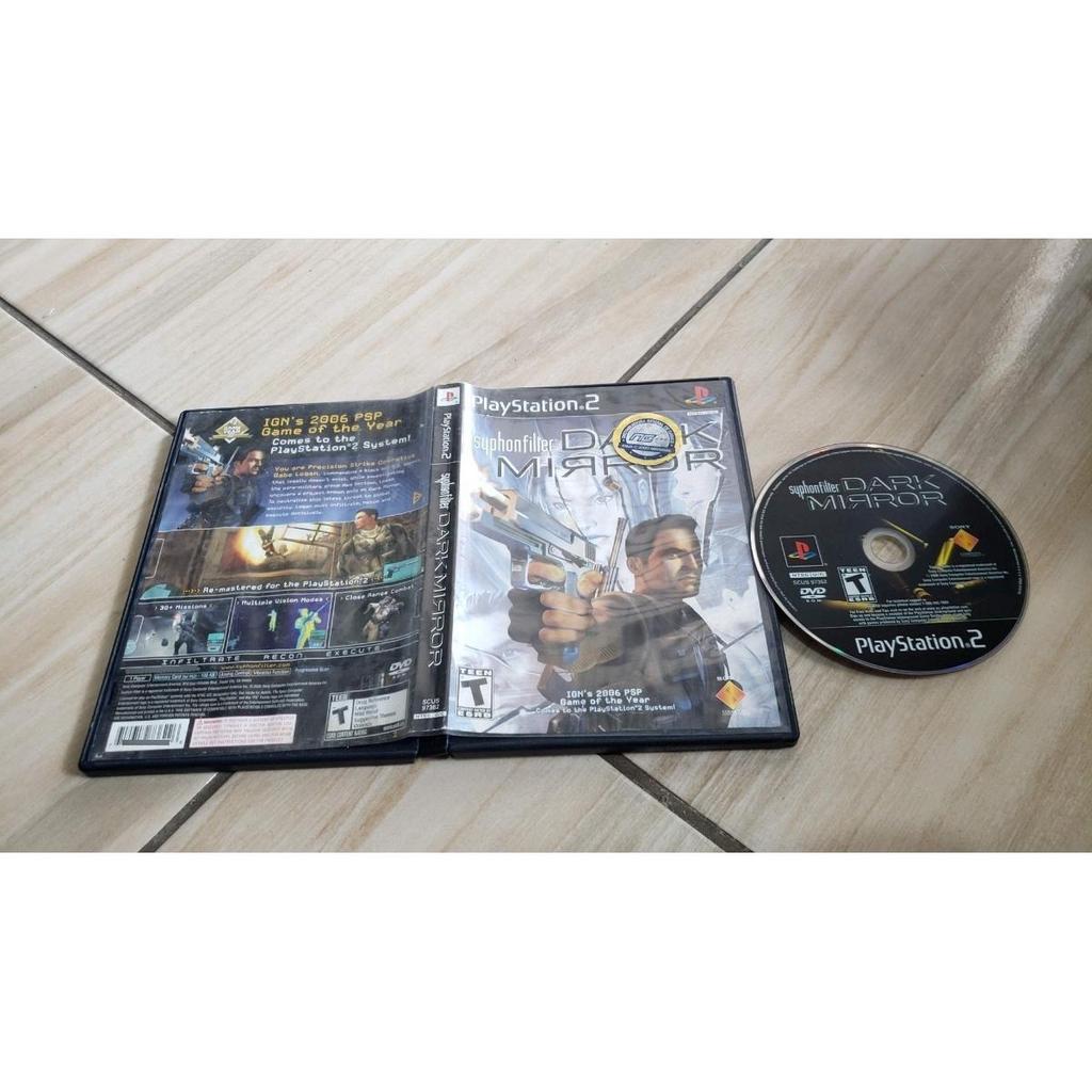 Syphon Filter: Dark Mirror Do Playstation 2 Mídia Física. H9