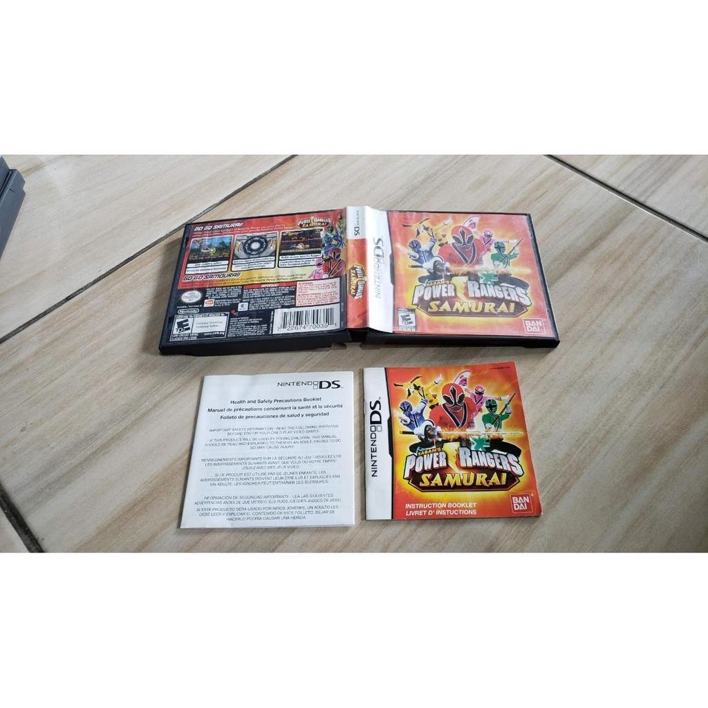 Power Rangers Samurai Do Nds Só Caixa + Manual. Sem O Jogo!