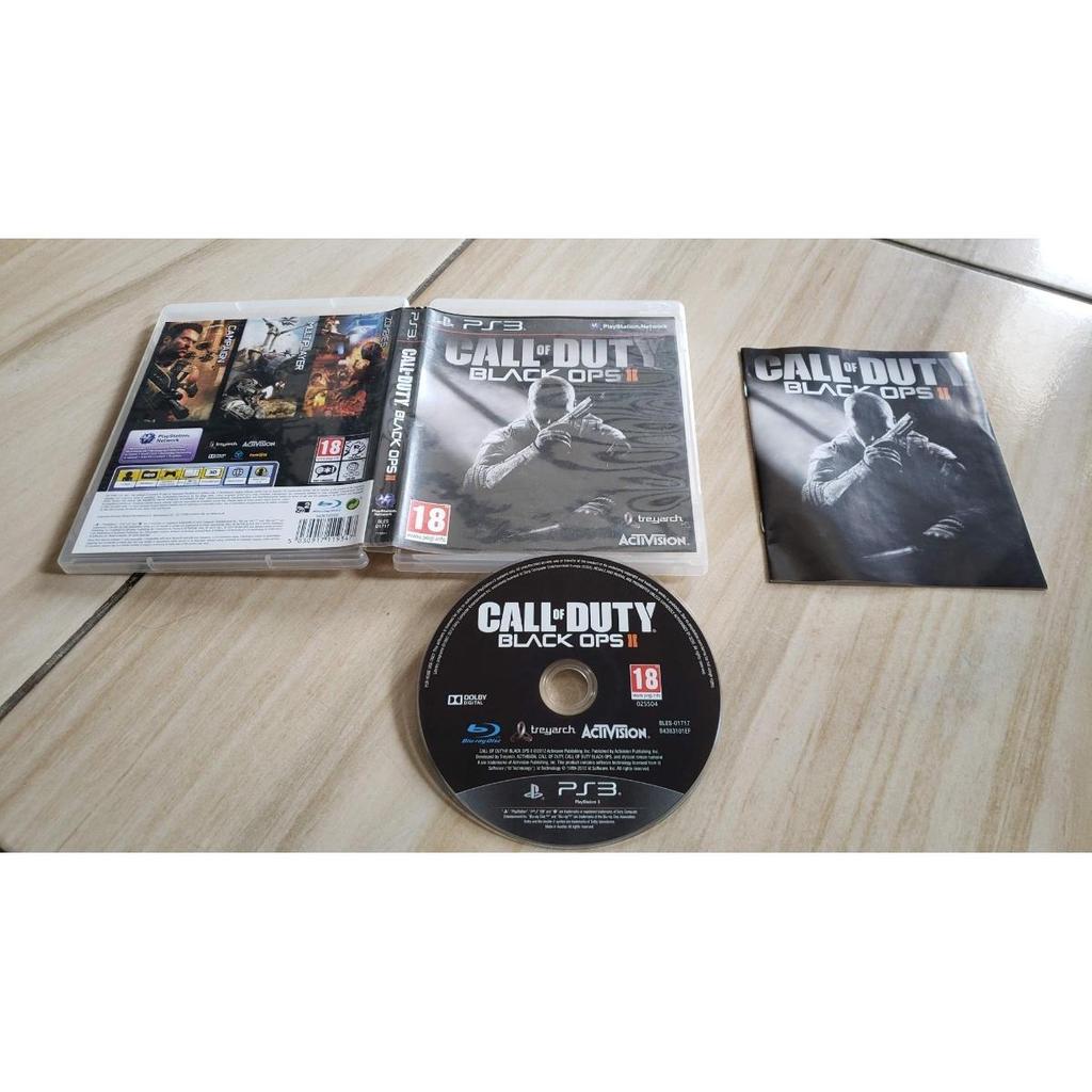 Call Of Duty: Black Ops Ii  Activision Ps3  Físico Tudo Ok!!