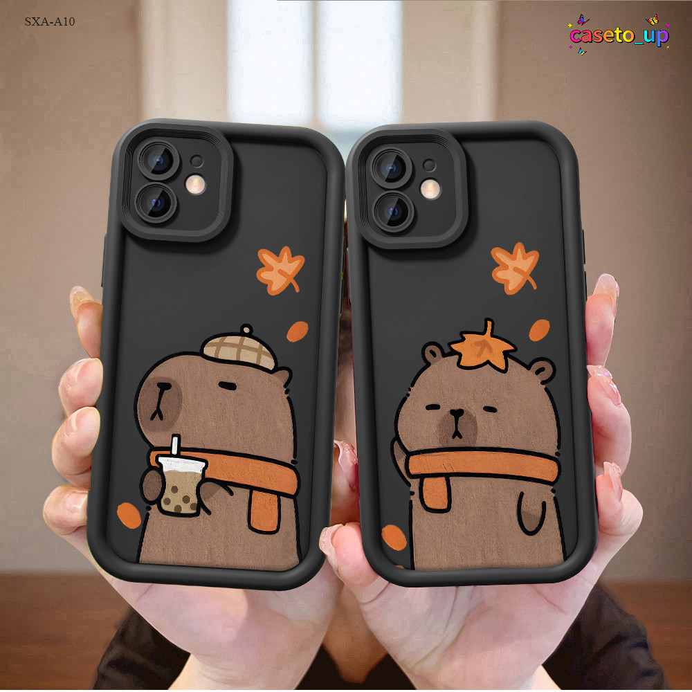 Capinha de Silicone Preta Para Samsung Galaxy A10 A10S A11 A31 A51 A71 A02 A01 Capa de Celular TY7055 em Oferta na Shopee