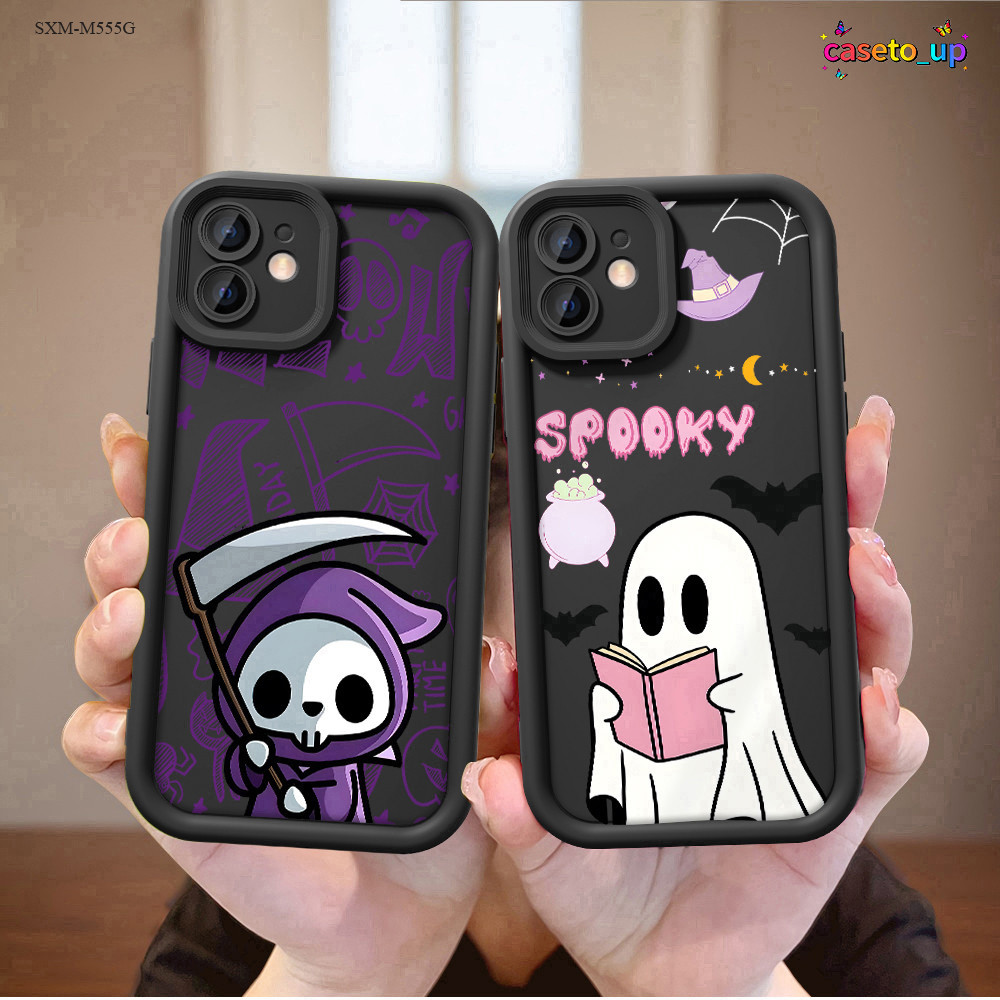 Capinha de Silicone Preta Para Samsung Galaxy M55 M54 M34 M31 M23 M22 M12 M13 5G Capa TY6660 em Oferta na Shopee