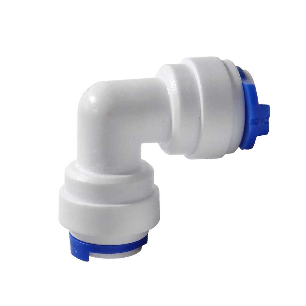 Conexão Engate Rápido L Angular Plástico Resistente 3/8 X 5/16 Filtro Água Purificador Premium Durabilidade