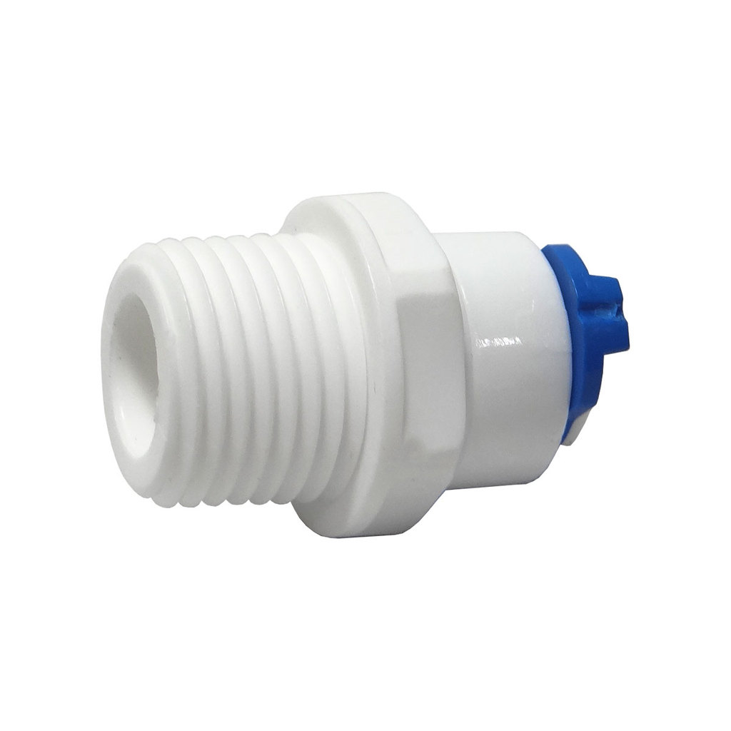 Conexão Engate Rápido 1/2 Macho x 3/8 Tubo Purificador Água Filtro Vedação Segura Plástico Resistente
